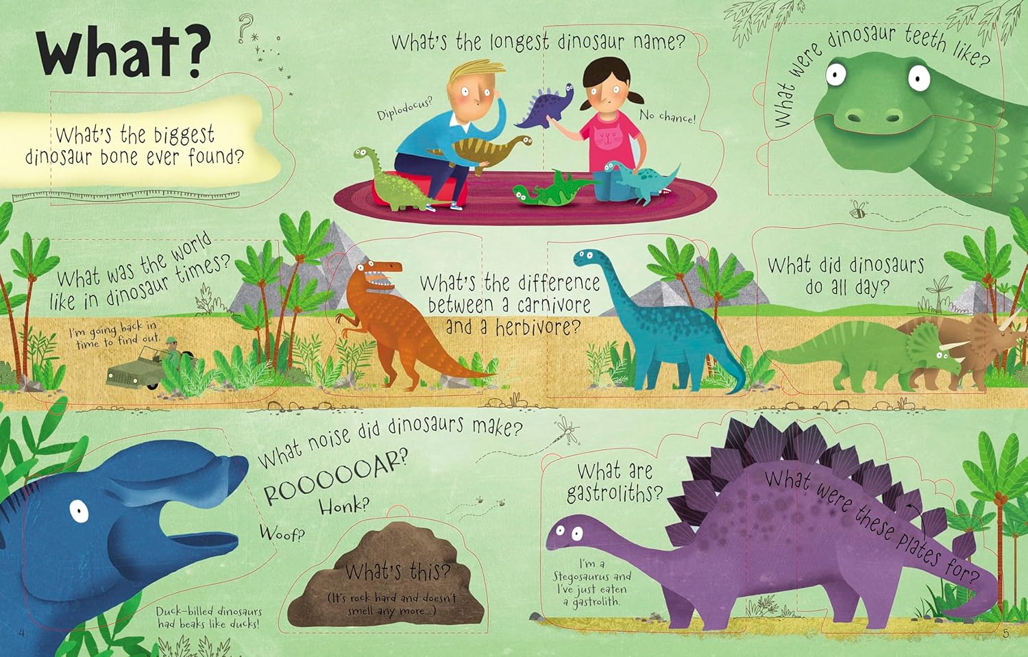 Lift-the-flap Questions and Answers about Dinosaurs (Lift-the-Flap Questions and Answert