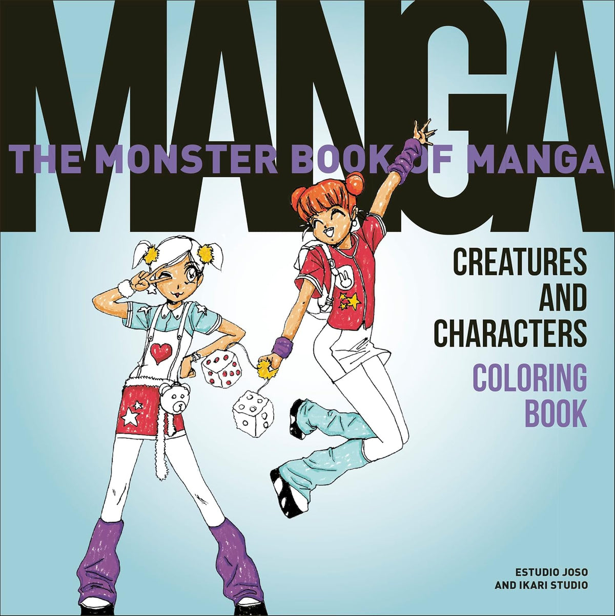 The Monster Book of Manga Creatures and Characters Coloring Book