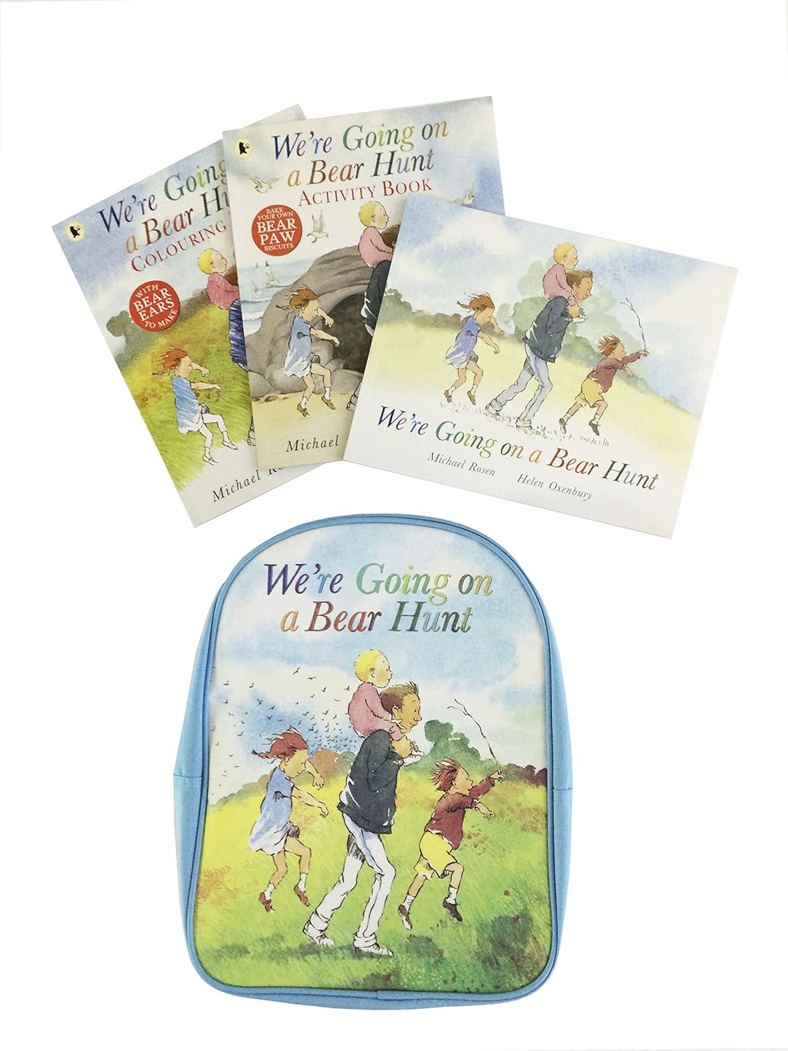 We're Going on a Bear Hunt: Backpack and 3 Book Collection