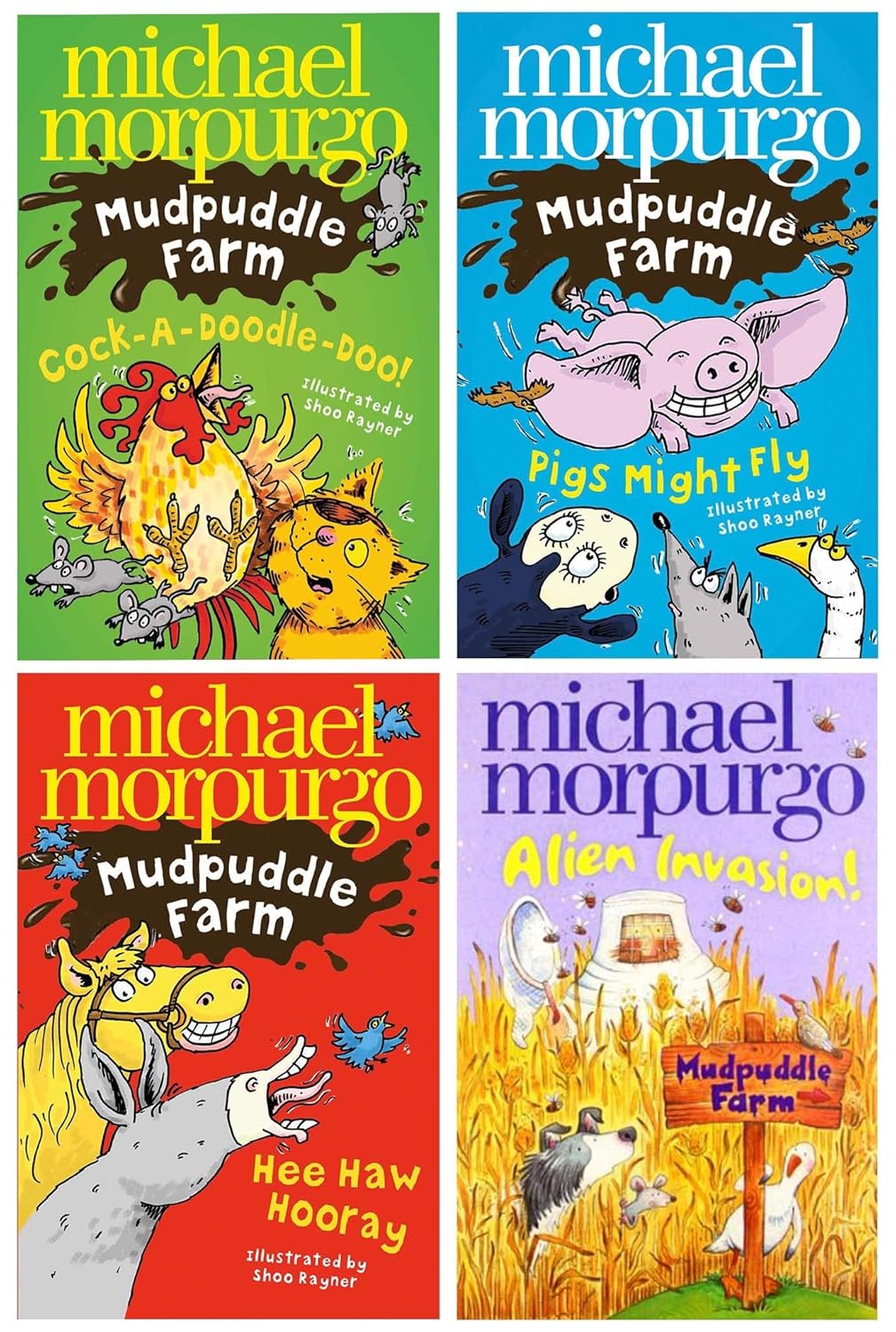 Mudpuddle Farm Collection (4x Set)