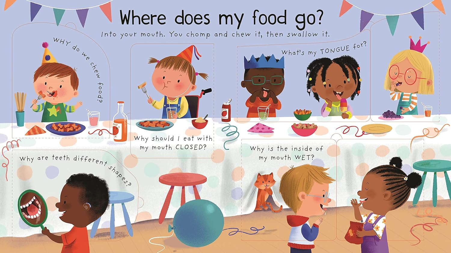 First Questions and Answers: Where does my food go?