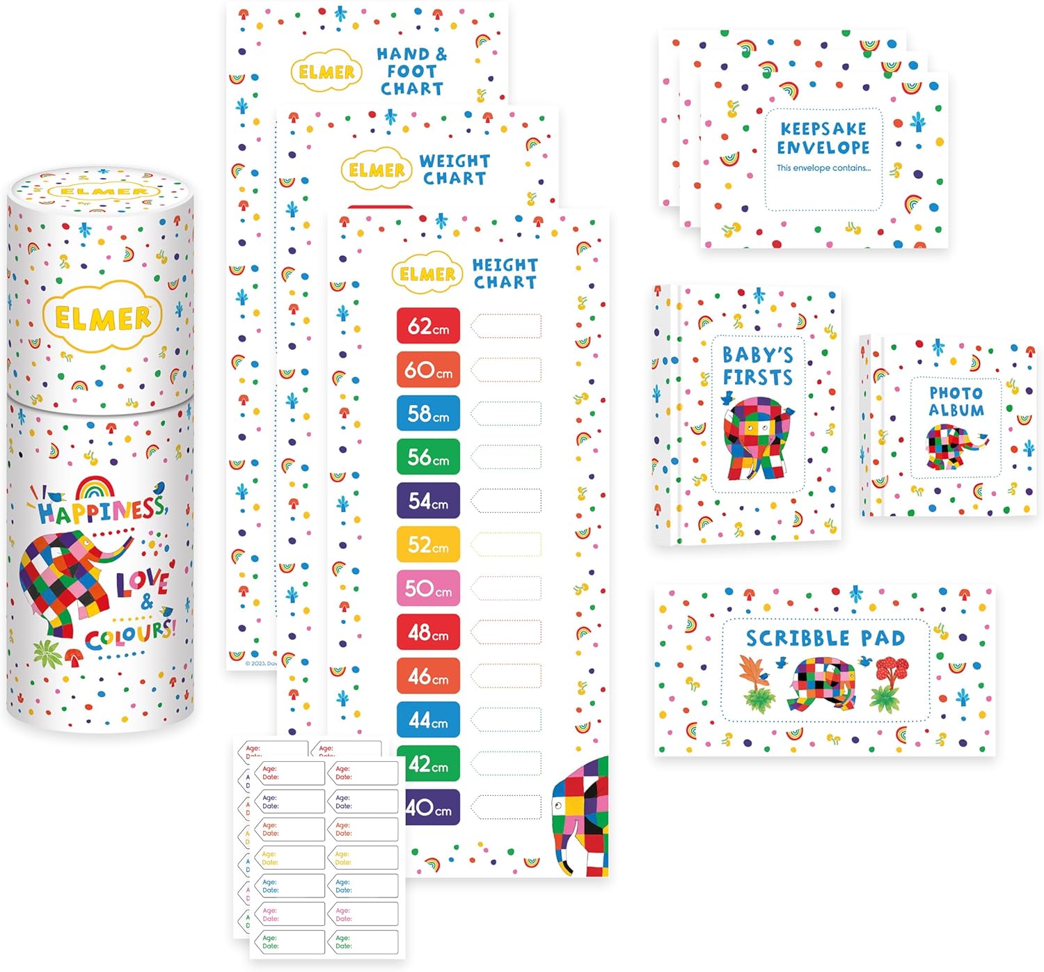 Baby Keepsake Capsule Tube - ELMER