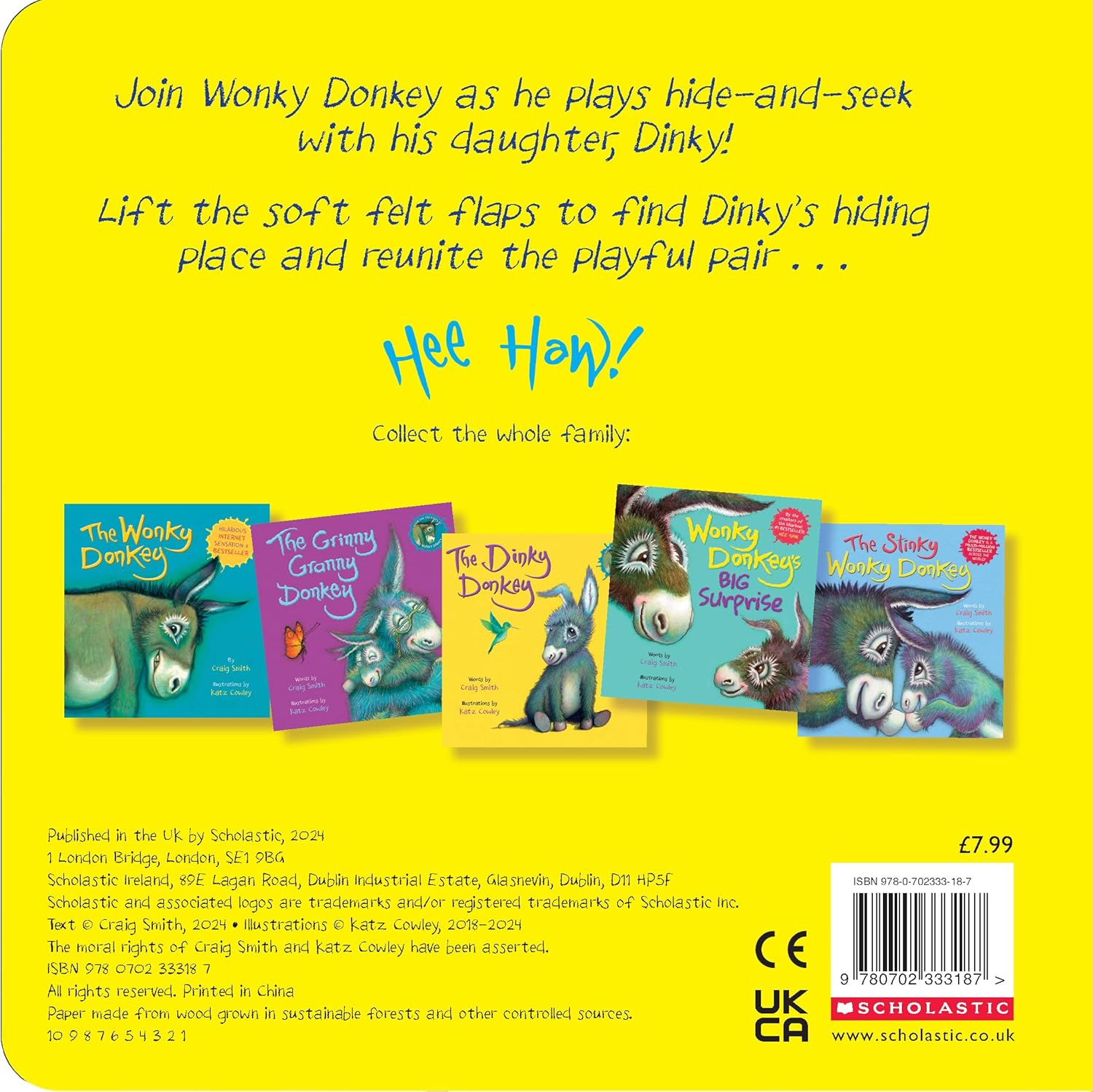 Where's Dinky Donkey? (CBB) by Craig Smith, Katz Cowley