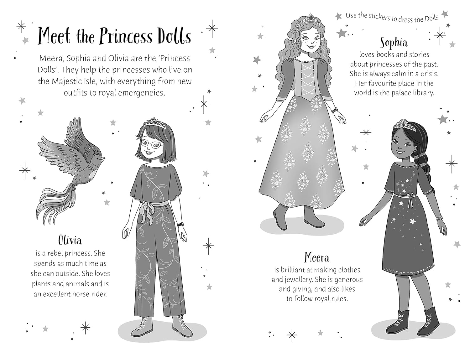 Sticker Dolly Stories: Woodland Princess: A Princess Dolls Story