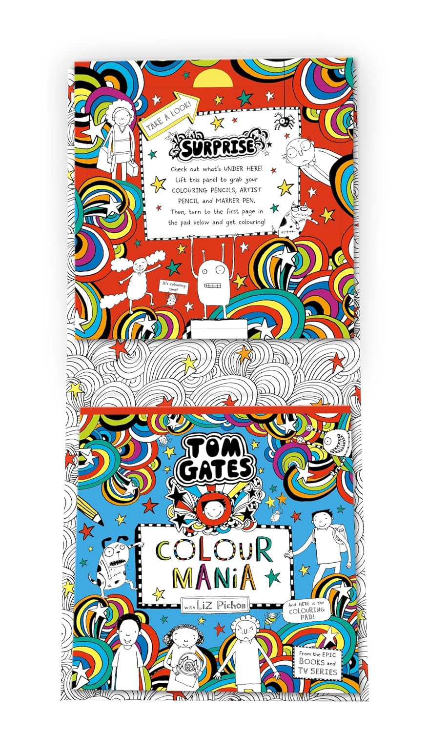 Tom Gates: Colourmania (Colouring Kit)