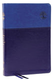 NKJV, Matthew Henry Daily Devotional Bible, Leathersoft, Blue