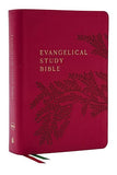 Evangelical Study Bible: Christ-centered. Faith-building. Mission-focused. (NKJV, Pink Leathersoft, Red Letter, Large Comfort Print) [imitation_leather] Thomas Nelson [May 25, 2023]
