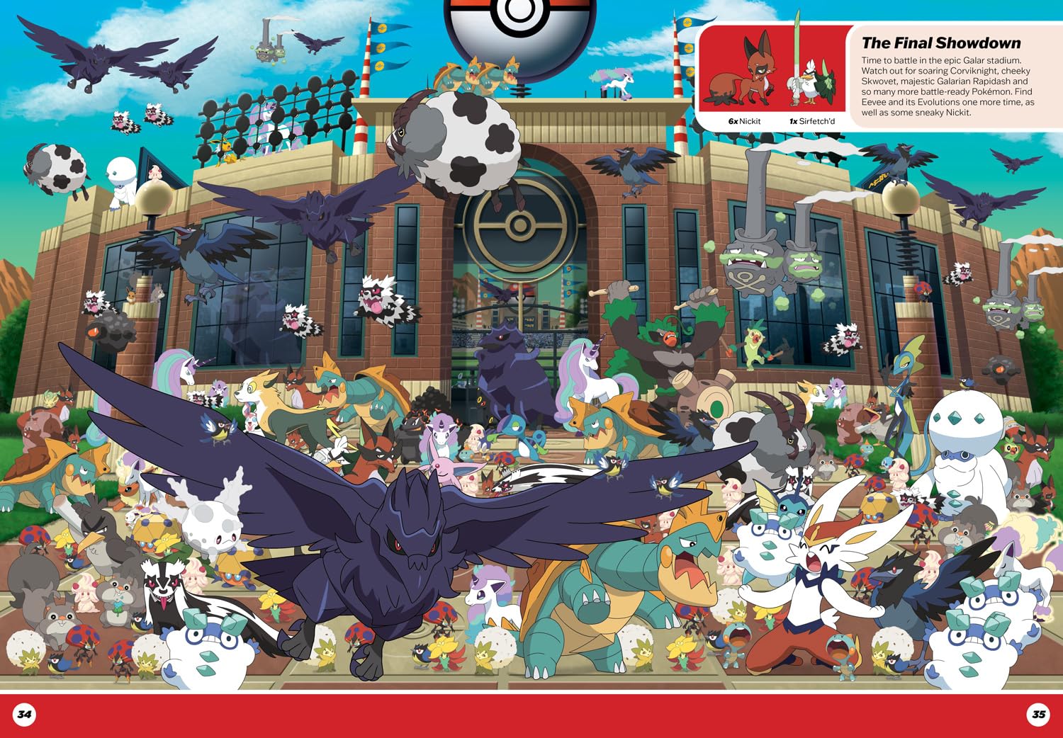 Pokémon Where’s Eevee? An Evolutions Search and Find Book: An action-packed search and find for fans aged 6 and up in this official Pokémon adventure!