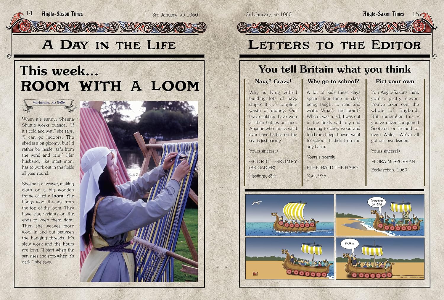 Newspapers from History: The Anglo-Saxon Times