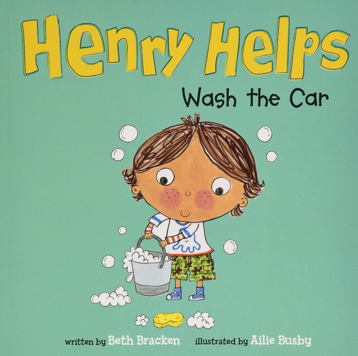 Henry Helps Wash the Car
