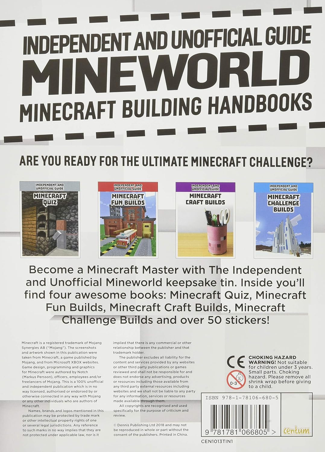 Minecraft Tin of Books