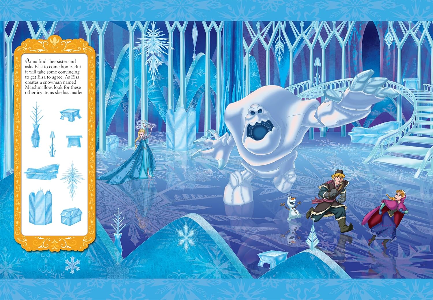 Disney Frozen - Look And Find 3D