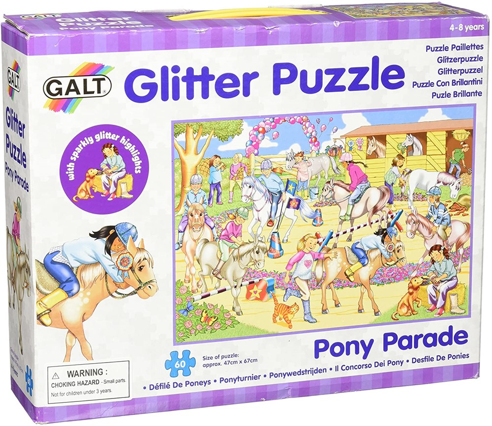Galt Toys Pony Parade Glitter Puzzle