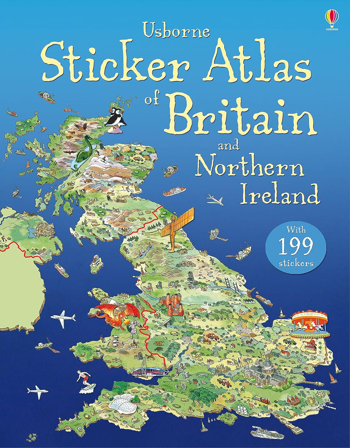 Sticker Atlas of Britain and Northern Ireland