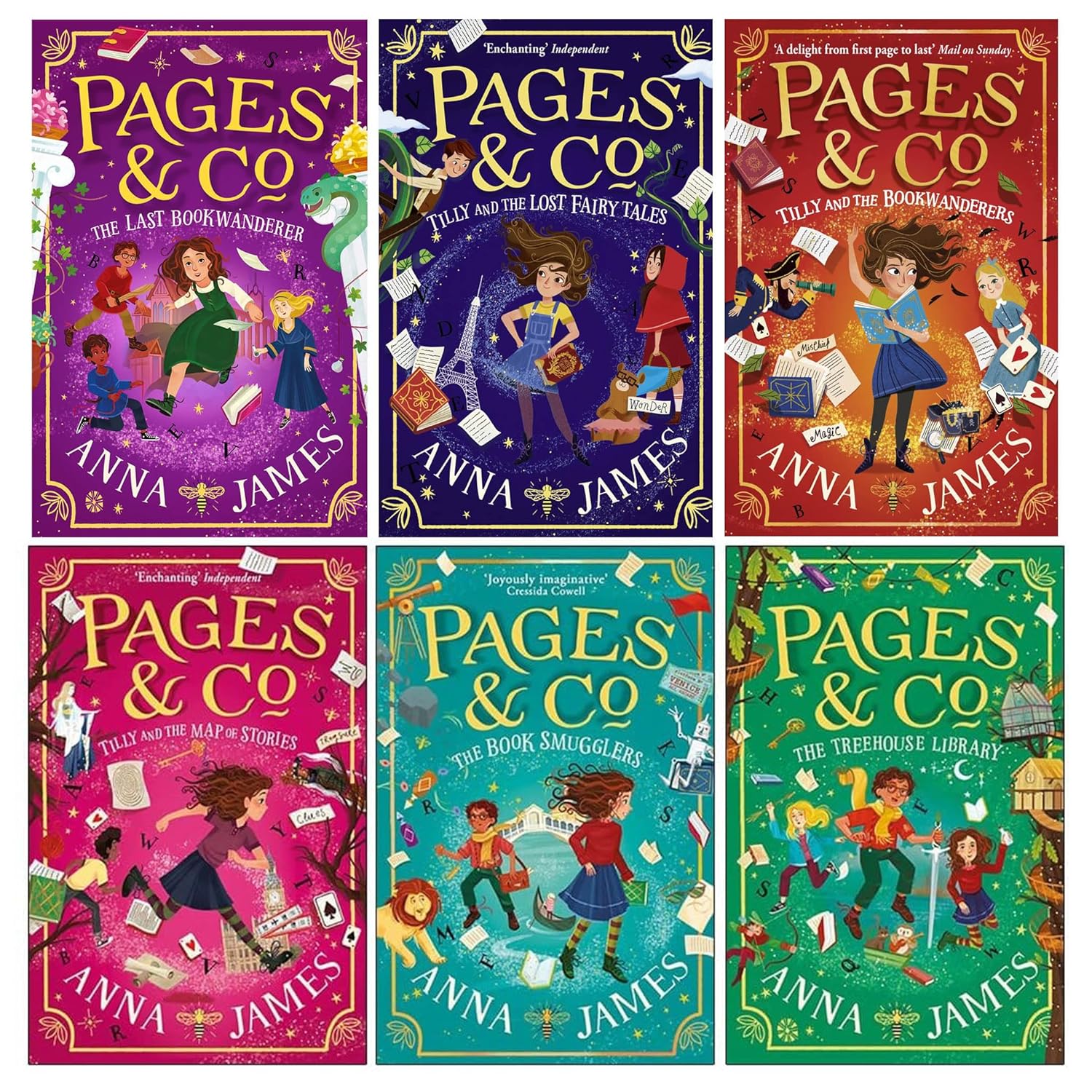 Pages and Co 6 Books Collection