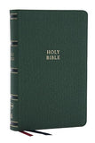 NKJV, Single-Column Reference Bible, Verse-by-verse, Green Leathersoft, Red Letter, Comfort Print: New King James Version, Green, Leathersoft, ... Verse-By-Verse, Red Letter, Comfort Print [imitation_leather]