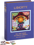 All You Need is Love and Liberty 500 Piece Puzzle