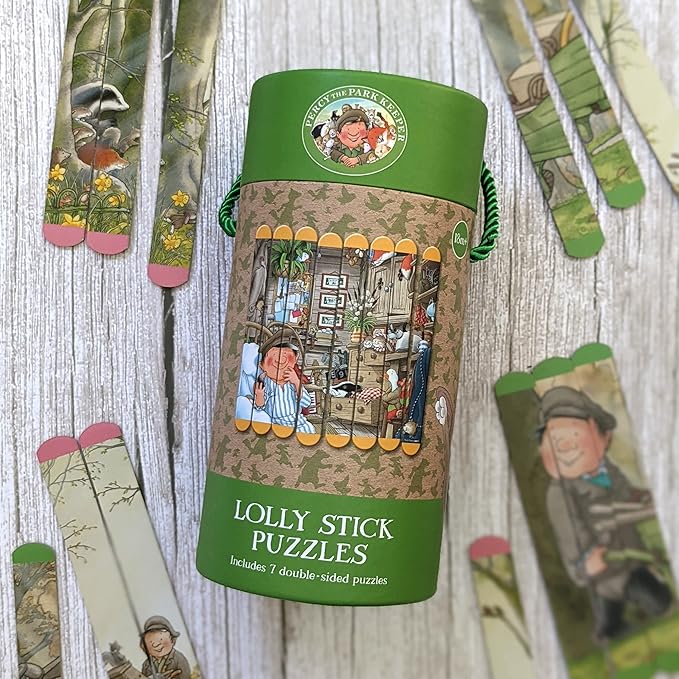 Puzzle Sticks in Tube Percy the Park Keeper