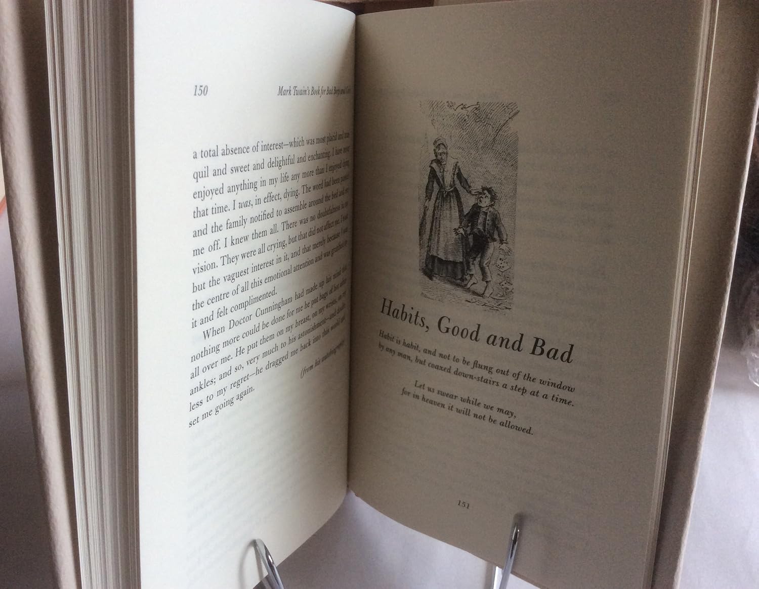 Mark twain's book for bad boys and girls