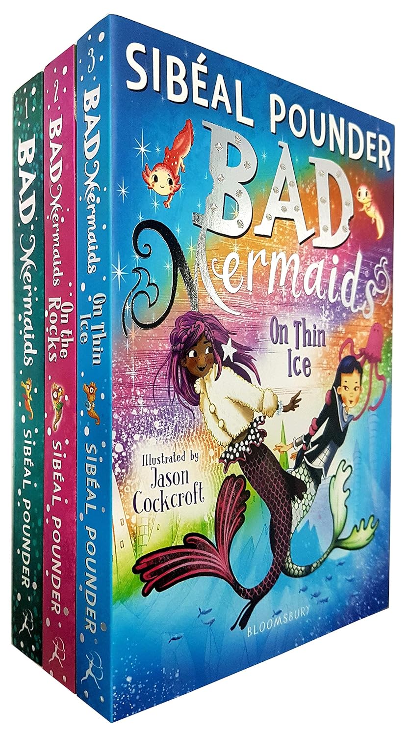 Bad Mermaids 3 Books Collection Set Pack By Sibeal Pounder (Bad Mermaids, On The Rocks, On Thin Ice)