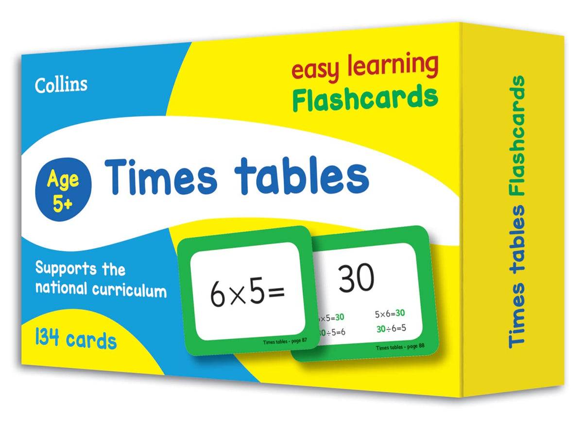 Times Tables Flashcards: Ideal for home learning (Collins Easy Learning KS2)