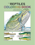 The reptiles coloring book