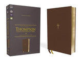 NASB, Thompson Chain-Reference Bible, Leathersoft, Brown, 1995 Text, Red Letter, Comfort Print: New American Standard, Brown, Leathersoft, Thompson Chain-Reference, Red Letter, Comfort Print