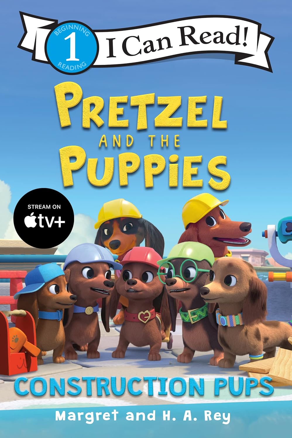 Pretzel and the Puppies: Construction Pups: 2 (I Can Read Level 1)
