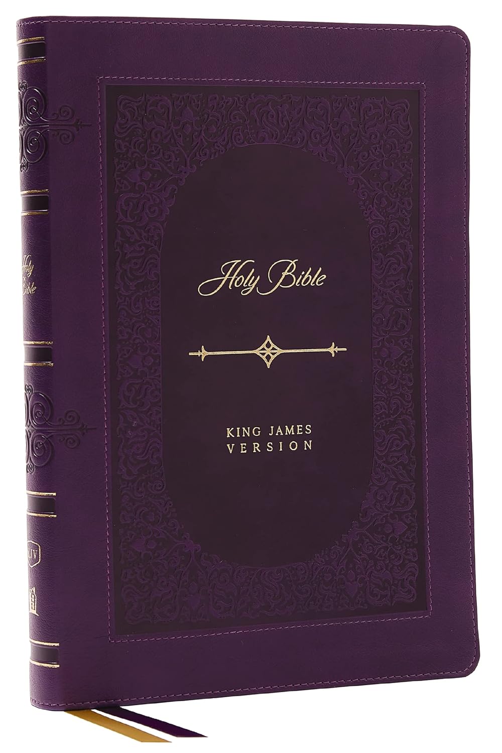 KJV Holy Bible: Giant Print Thinline Bible, Purple Leathersoft, Red Letter, Comfort Print (Thumb Indexed): King James Version (Vintage Series)