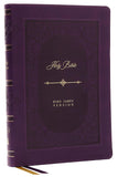 KJV Holy Bible: Giant Print Thinline Bible, Purple Leathersoft, Red Letter, Comfort Print (Thumb Indexed): King James Version (Vintage Series)