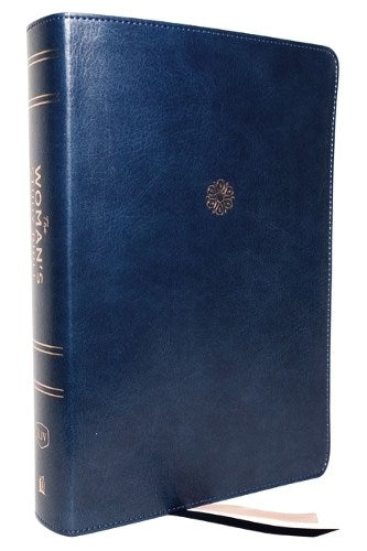 KJV, The Woman's Study Bible, Blue Leathersoft, Red Letter, Full-Color Edition, Comfort Print: Receiving God's Truth for Balance, Hope, and Transformation