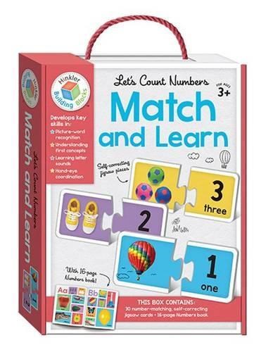 Let's Count Numbers Building Blocks Match and Learn Cards - Hinkler