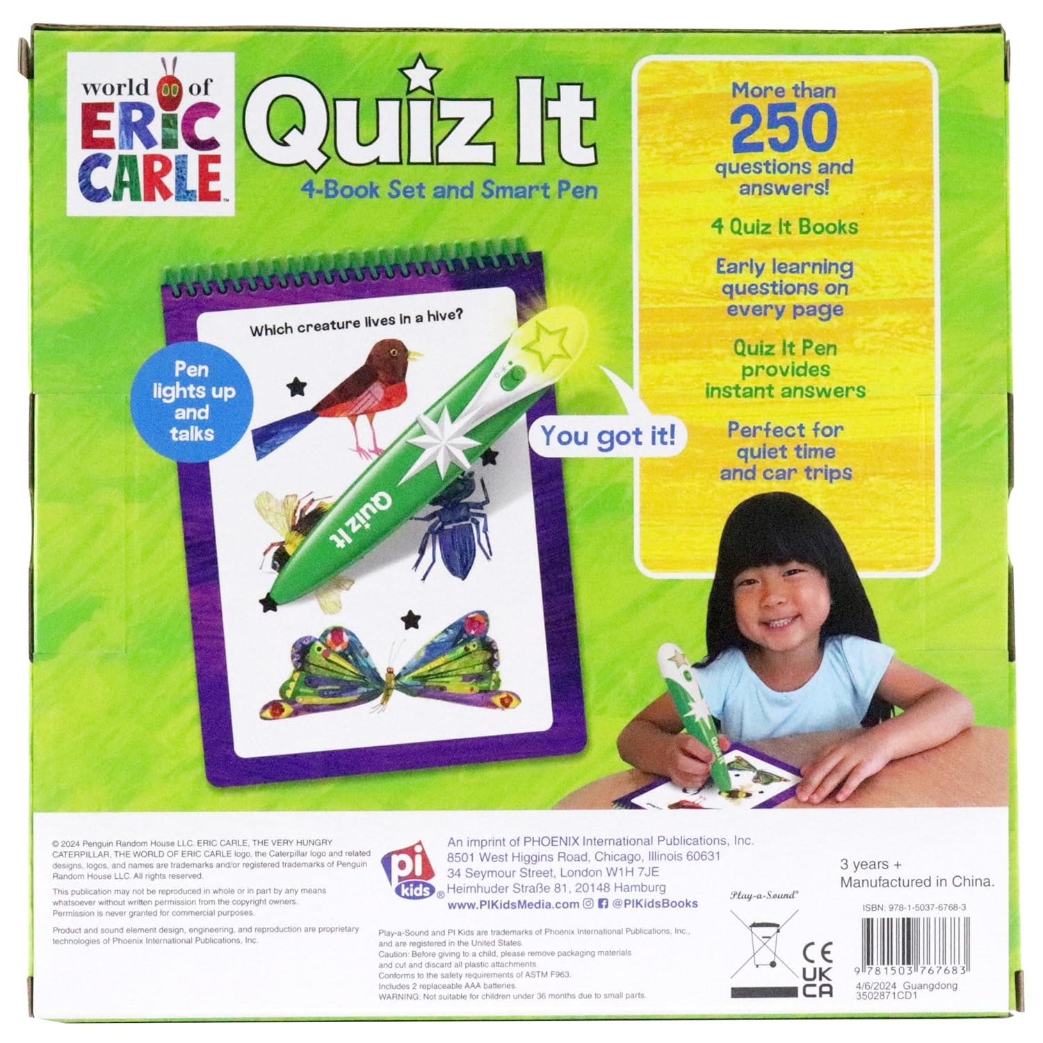 World of Eric Carle: Quiz It 4-Book Set and Smart Pen