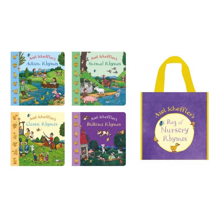 Axel Scheffler's Bag of Nursery Rhymes 4 Books