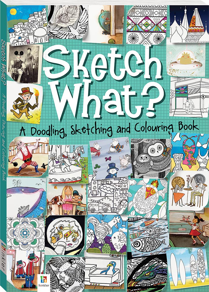 Sketch What? A Doodling, Sketching and Colouring Book