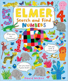 Elmer Search and Find Numbers - Elmer Search and Find Adventures (Board book)