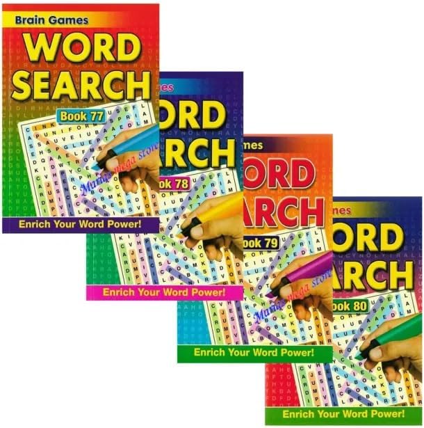 A5 Brain Games Word Search