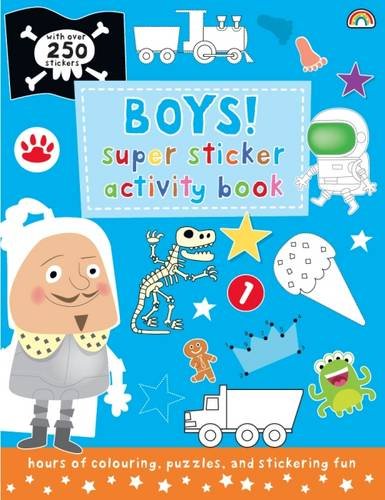 BOYS! Super sticker activity book