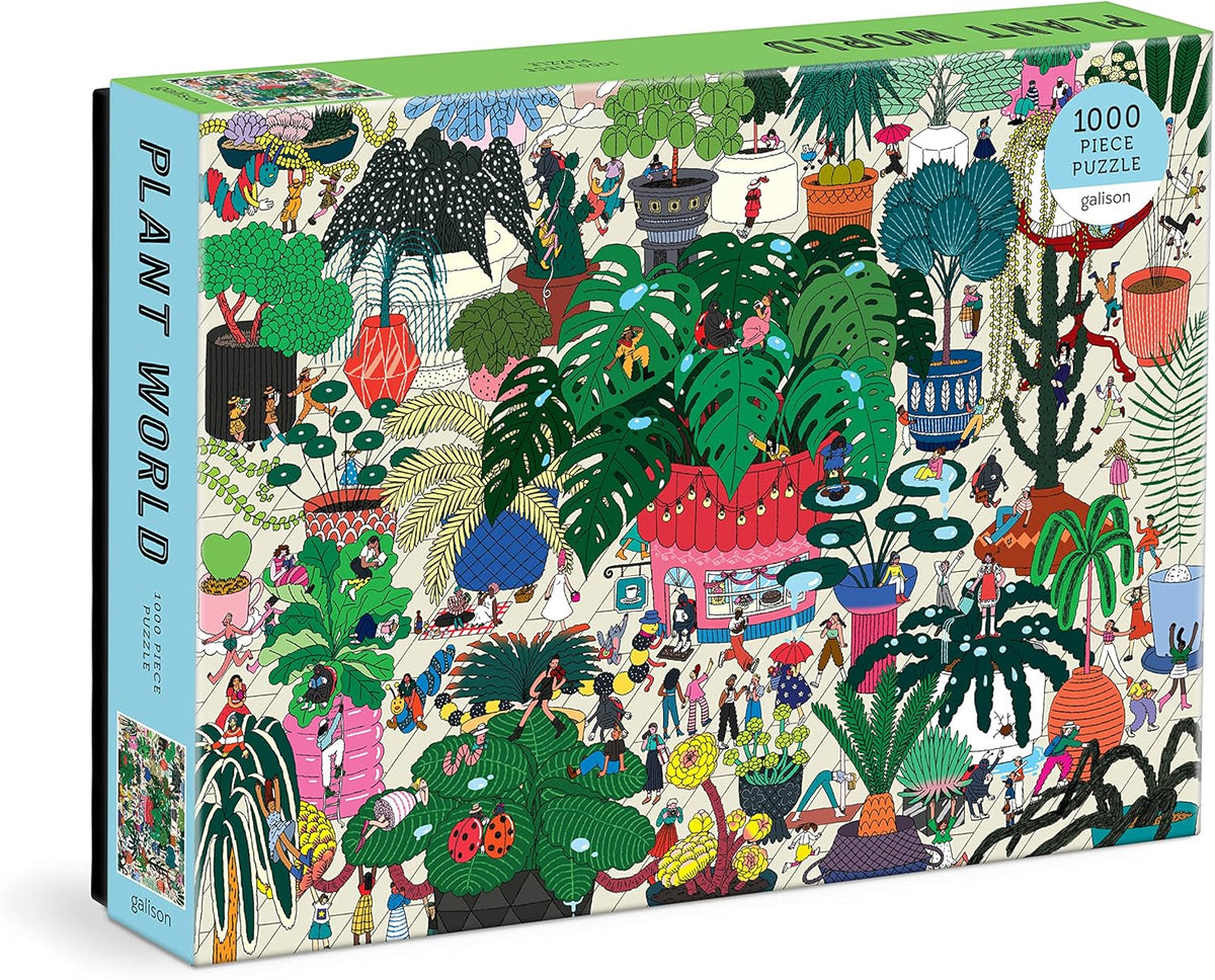 Galison Plant World – 1000 Piece Puzzle Fun and Challenging Activity