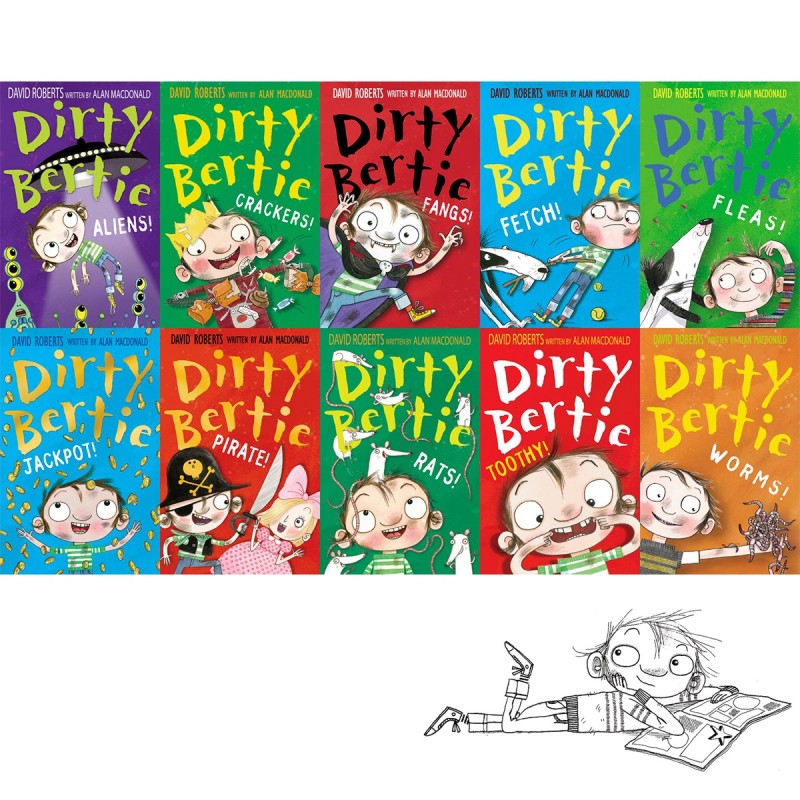 Dirty Bertie Collection - 10 Books
