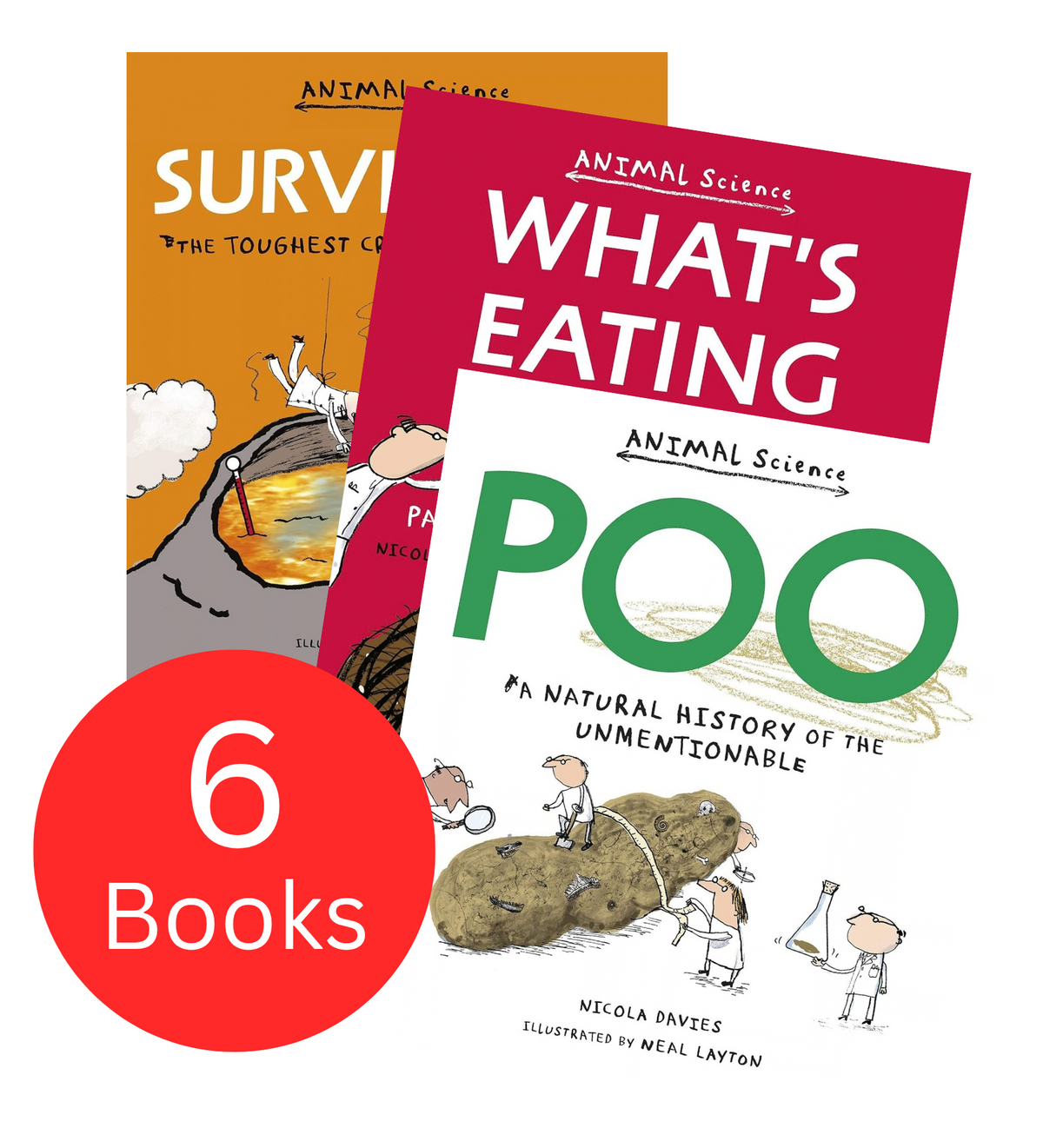 Animal Science Collection Nicola Davies 6 Books Set