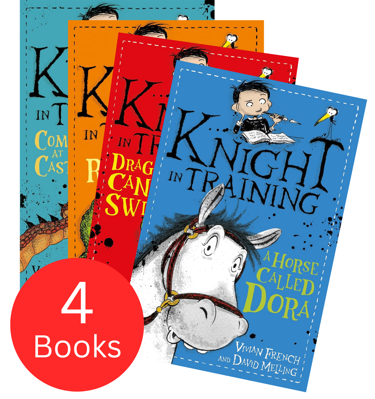 Knight in Training Collection Vivian French 4x Set