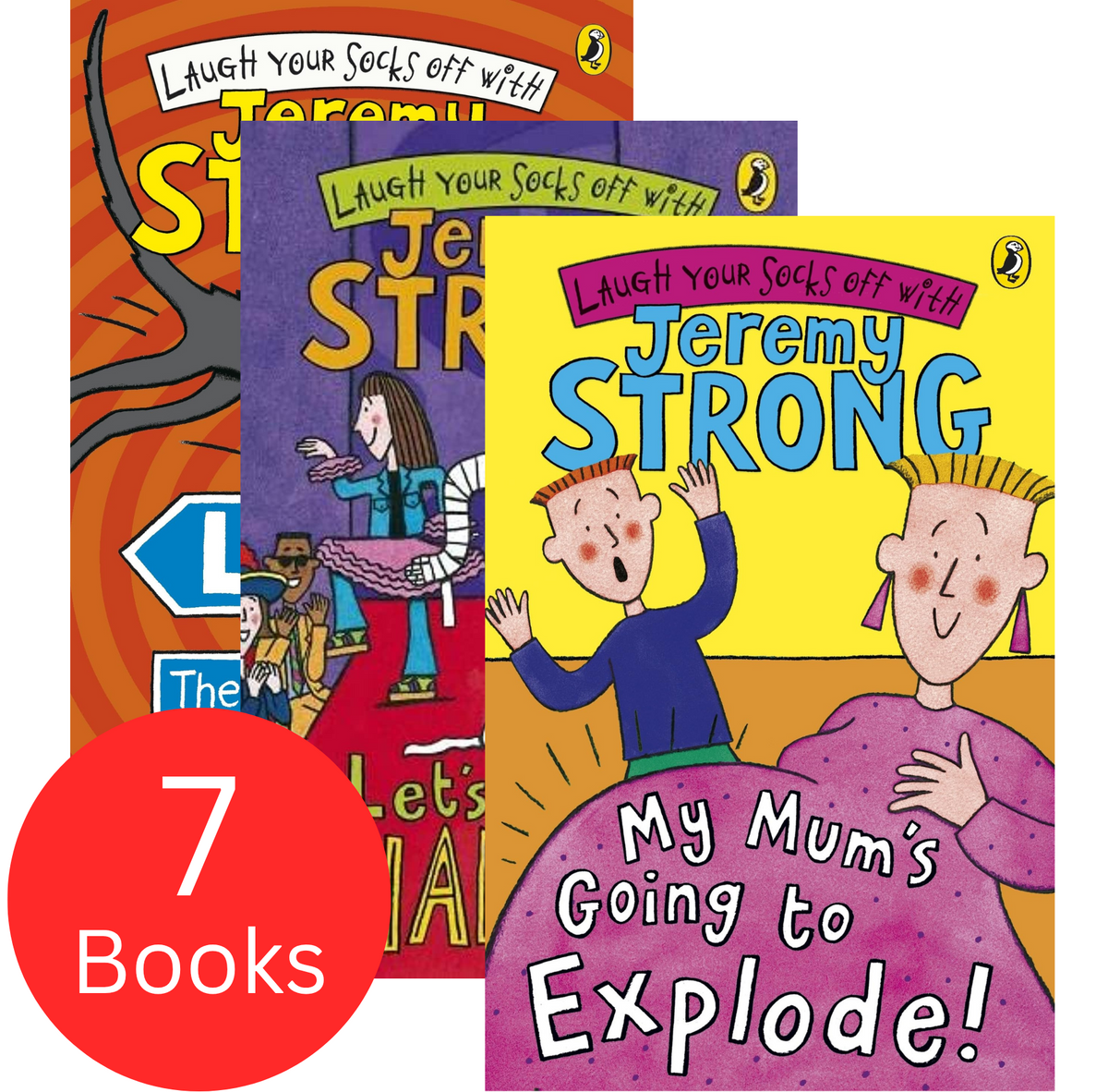 Jeremy Strong Collection X 7 Books (No Slipcase)