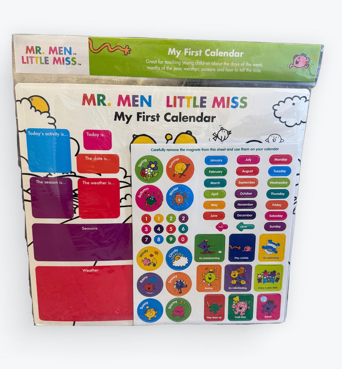 Mr Men Educational Calendar