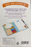 Owl Sticky Mini Notepad and Pen Set