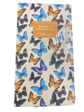Butterfly List Pad with Sticky Notes (Blue/Orange)