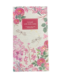 Pink Rose List Pad & Sticky note Pad