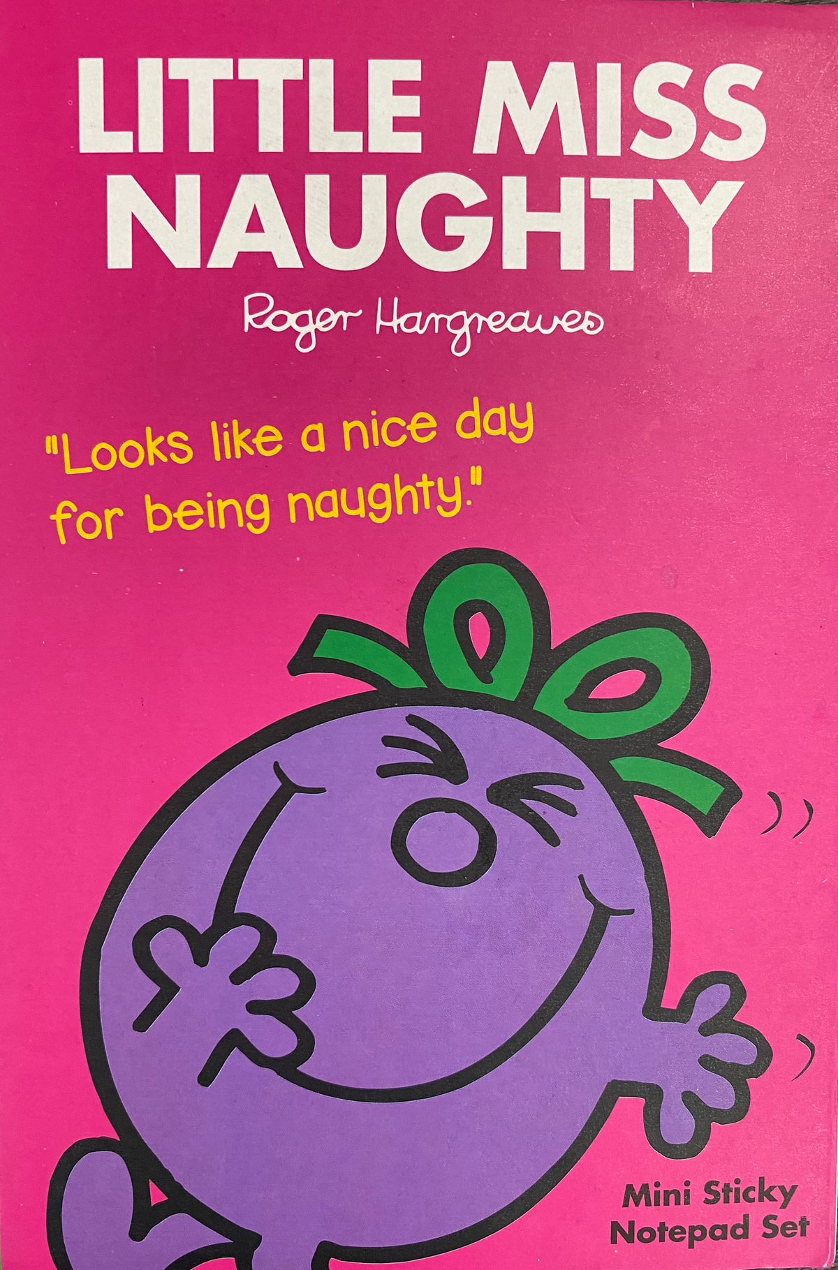 Little Miss Naughty Mini Sticky Notepad Set