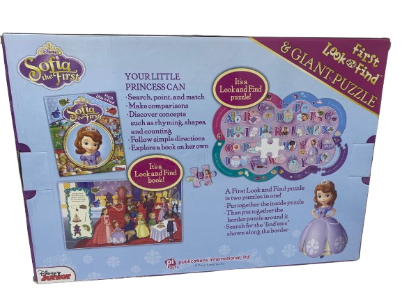Sofia The First First Look And Find & Giant Puzzle