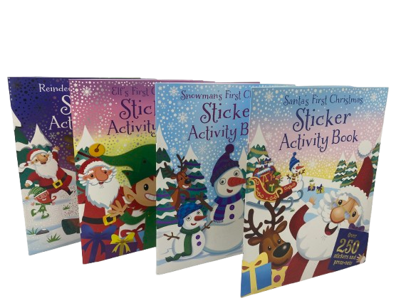 First Christmas Sticker Activity Book (Over 250 stickers and press-outs) Shrink Wrap
